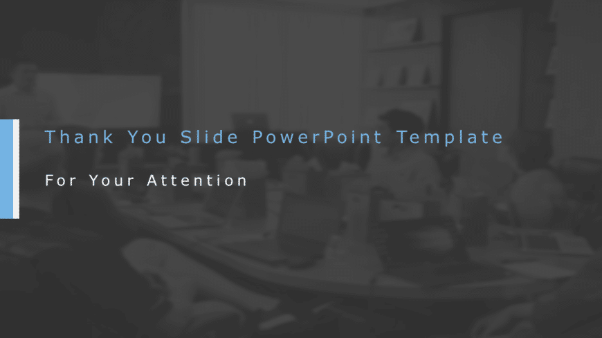 Thank You Slide 04 PowerPoint Template