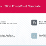 Thank You Slide 13 PowerPoint Template & Google Slides Theme