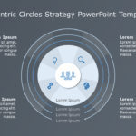 Three Concentric Circles Strategy PowerPoint Template & Google Slides Theme