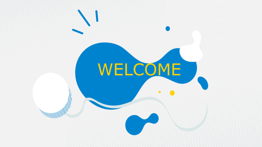 Welcome Slide 21 PowerPoint Template