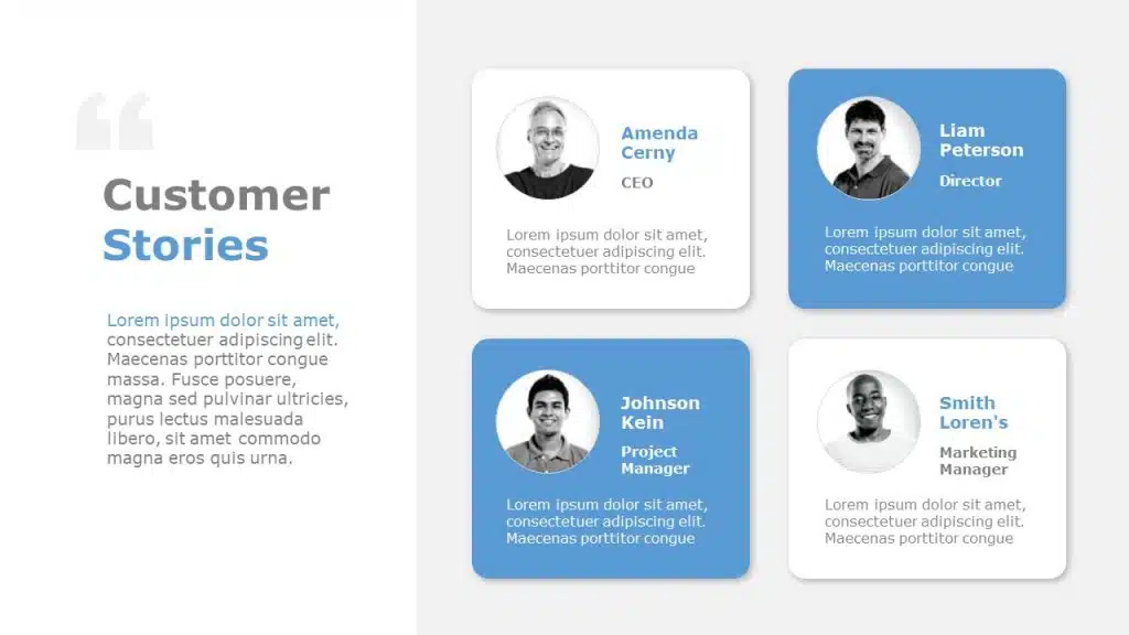 Customer Testimonials Template