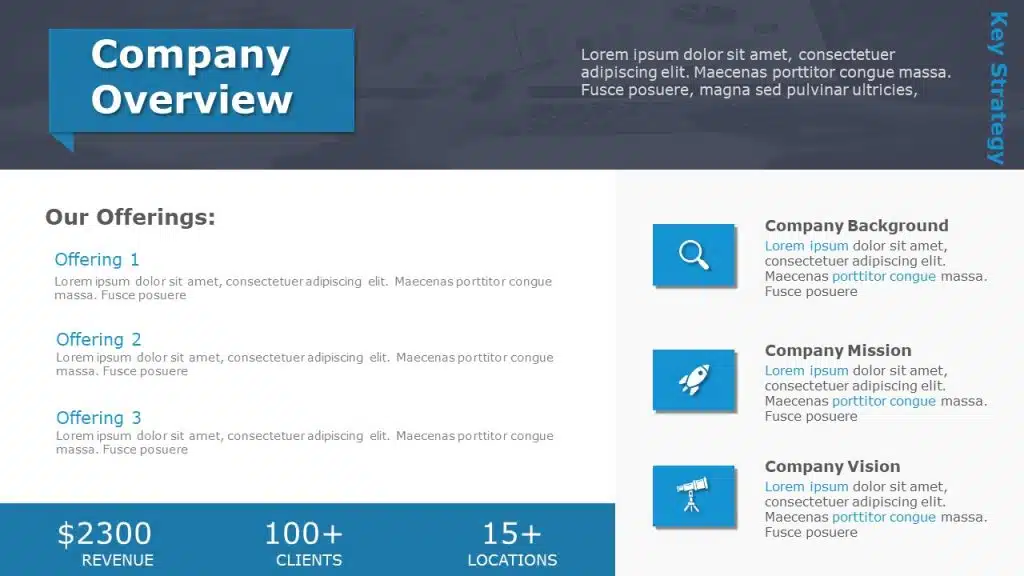 Company Overview Template