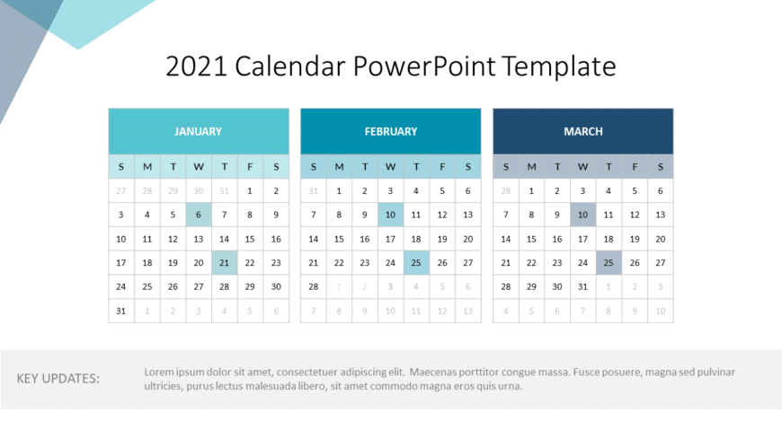 2021 Calendar 02 PowerPoint Template