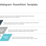4 Steps Parallelogram PowerPoint Template & Google Slides Theme