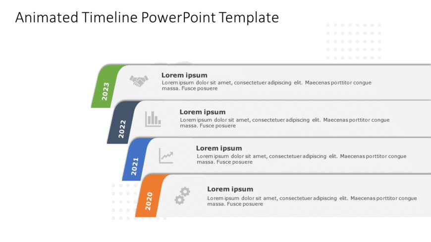 Animated Timeline 03 PowerPoint Template