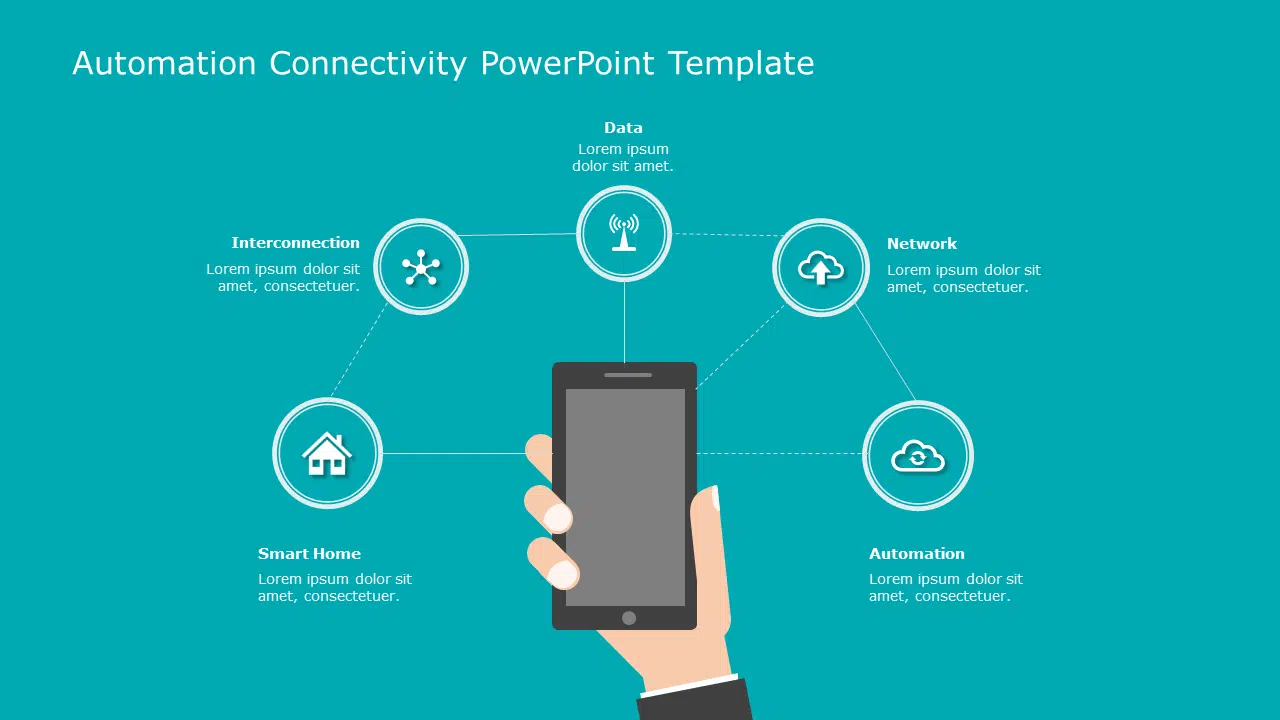 Automation Connectivity PowerPoint Template & Google Slides Theme