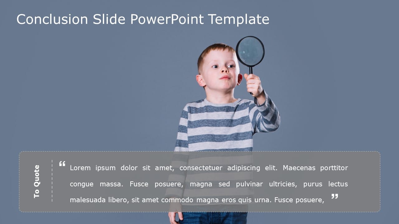 Conclusion Slide 26 PowerPoint Template & Google Slides Theme