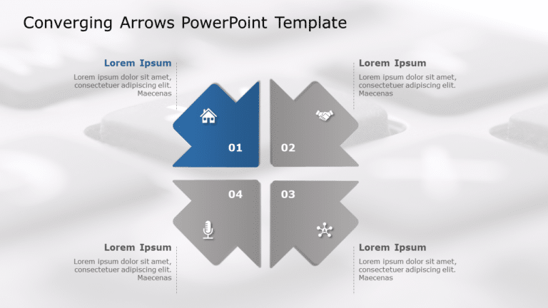 Converging Arrows 02 PowerPoint Template & Google Slides Theme