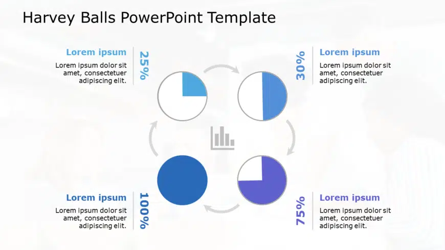 Harvey Balls 15 PowerPoint Template