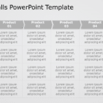 Harvey Balls 19 PowerPoint Template & Google Slides Theme