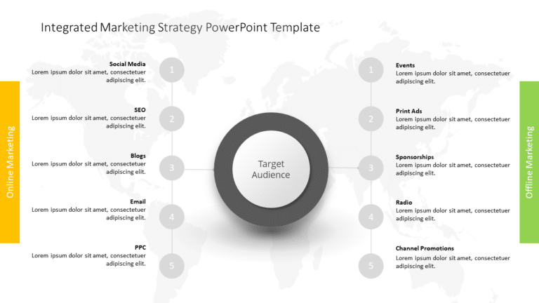 Integrated Marketing Strategy PowerPoint Template & Google Slides Theme