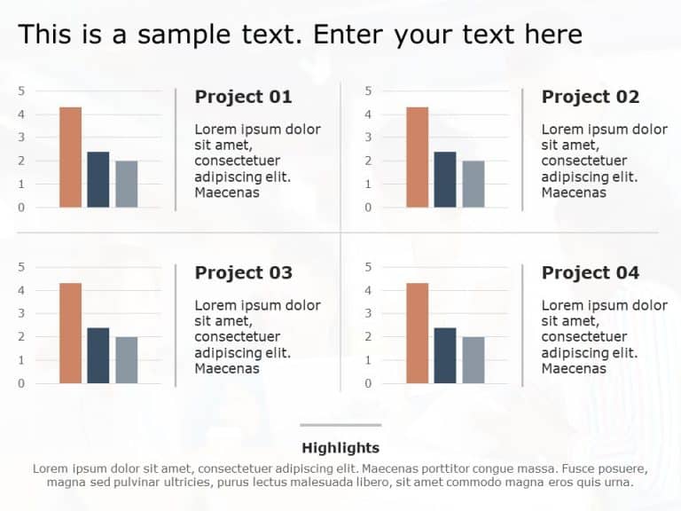 Project Comparison PowerPoint Template & Google Slides Theme