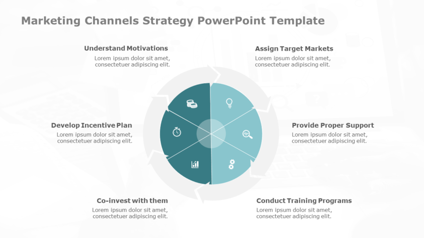 Marketing Channels Strategy PowerPoint Template