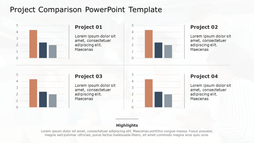 Project Comparison PowerPoint Template