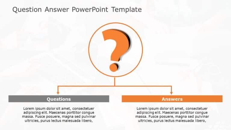 Question Answer PowerPoint Template & Google Slides Theme