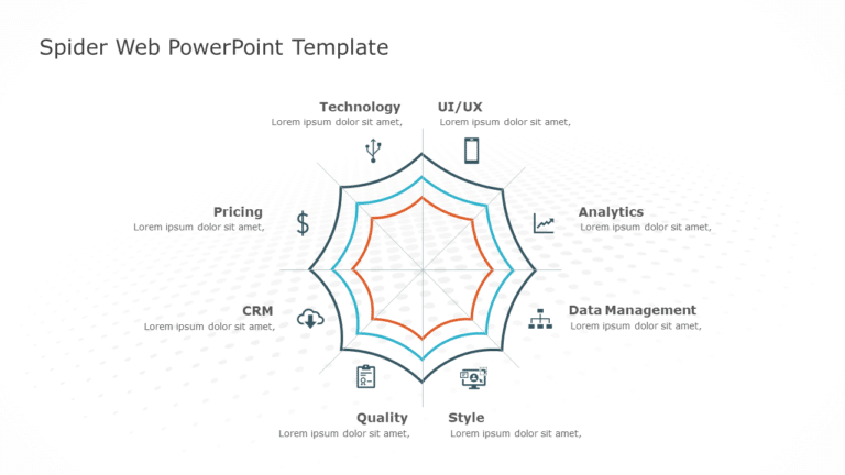 Spider Web 02 PowerPoint Template & Google Slides Theme