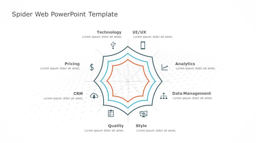 Spider Web 02 PowerPoint Template