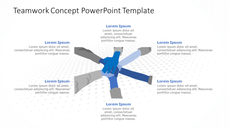 Teamwork Concept PowerPoint Template & Google Slides Theme