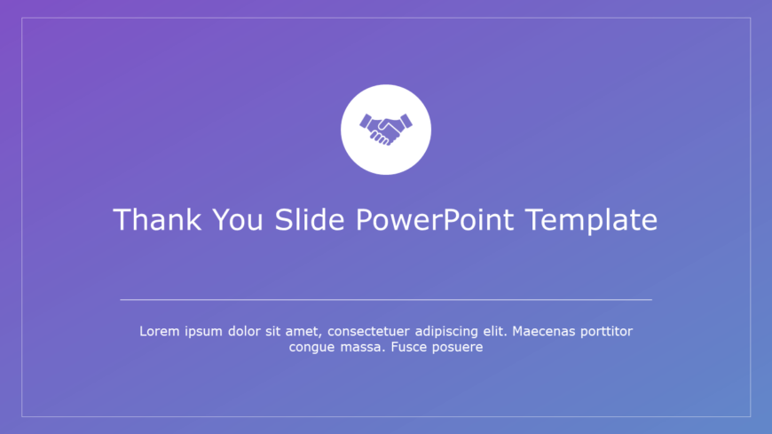 Thank You Slide 06 PowerPoint Template