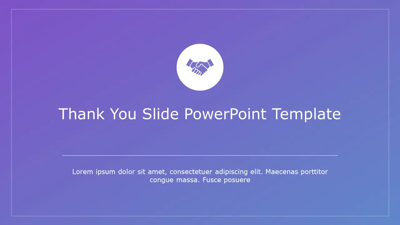 Thank You Slide 06 PowerPoint Template & Google Slides Theme