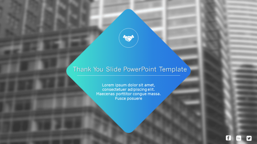 Thank You Slide 07 PowerPoint Template