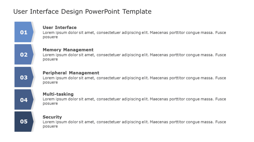 User Interface Design PowerPoint Template