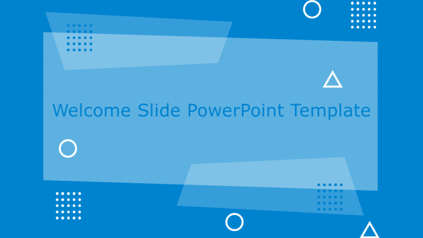 Welcome Slide 19 PowerPoint Template