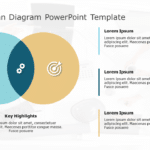 2 Circle Venn Diagram PowerPoint Template & Google Slides Theme