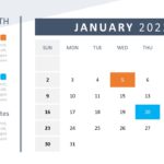 2022 Calendar 02 PowerPoint Template & Google Slides Theme