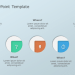 5 Ws PowerPoint Template & Google Slides Theme