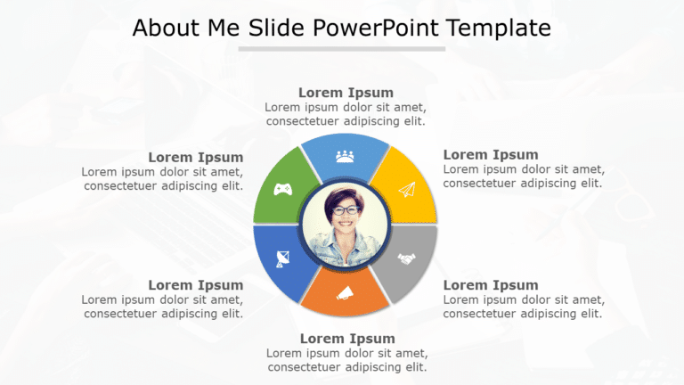 About Me Slide05 PowerPoint Template & Google Slides Theme