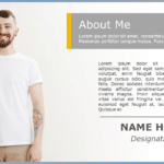 About Me Slide15 PowerPoint Template & Google Slides Theme