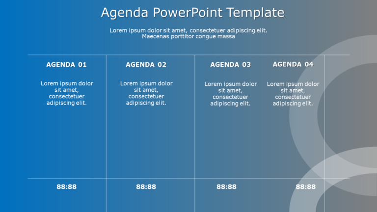 Agenda 21 PowerPoint Template & Google Slides Theme