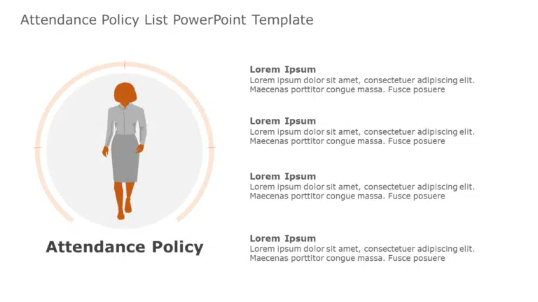 Attendance Policy List PowerPoint Template & Google Slides Theme