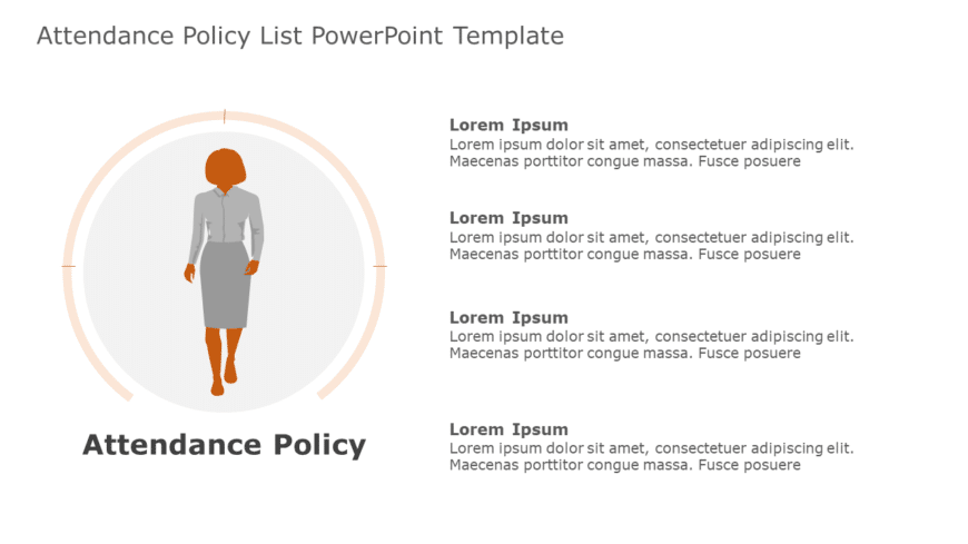 Attendance Policy List PowerPoint Template