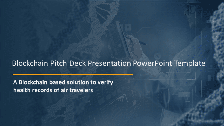 BlockChain Pitch Deck Presentation PowerPoint Template