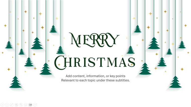 Christmas tree PowerPoint backgrounds