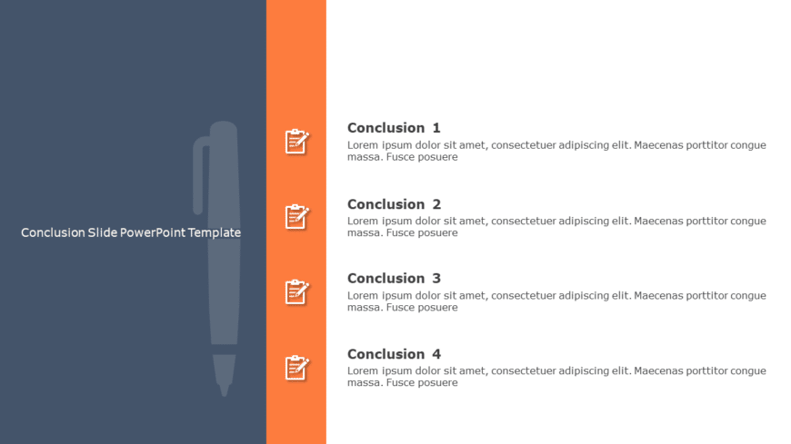 Conclusion Slide 05 PowerPoint Template