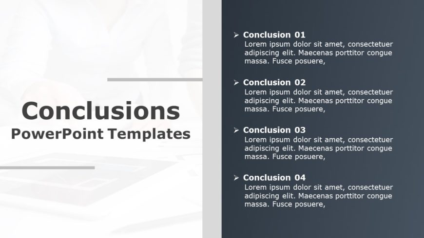 Conclusion Slide 19 PowerPoint Template