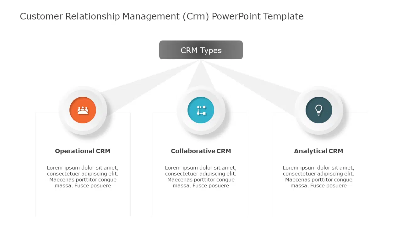 Customer Relationship Management (CRM) PowerPoint Template & Google Slides Theme