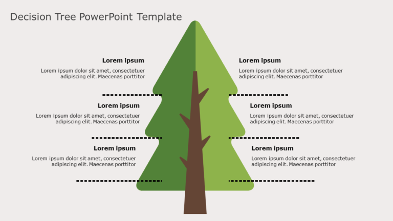 Decision Tree 01 PowerPoint Template & Google Slides Theme