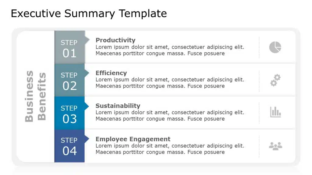 Executive Summary Free PPT Template