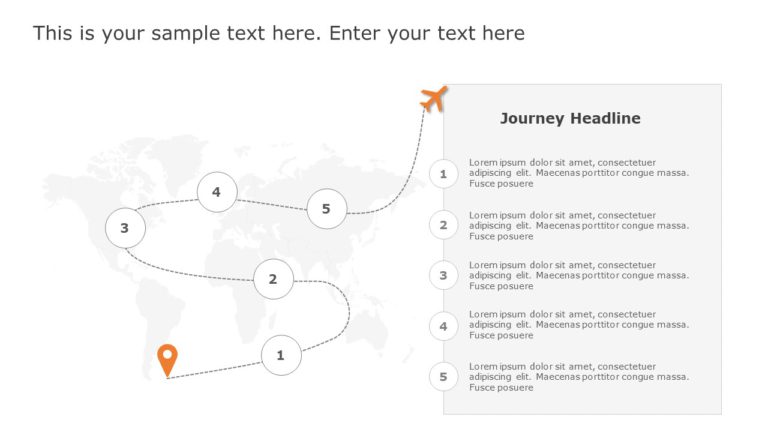 Flight Roadmap 01 PowerPoint Template & Google Slides Theme