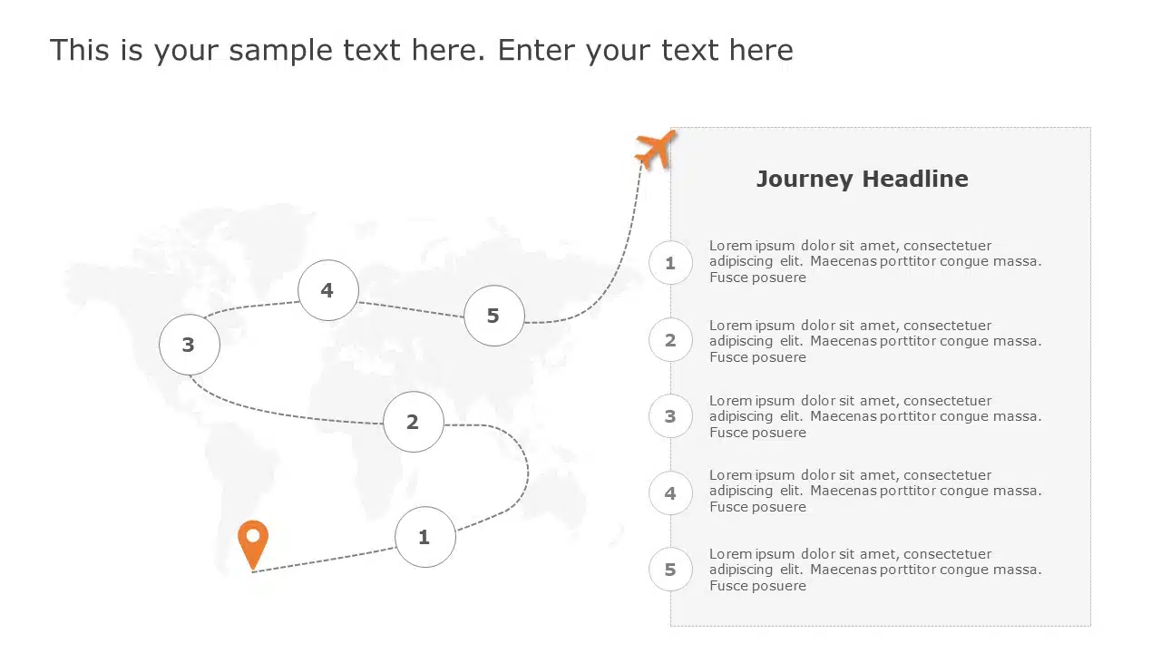 Flight Roadmap 01 PowerPoint Template & Google Slides Theme