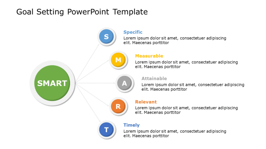 Goal Setting PPT PowerPoint Template