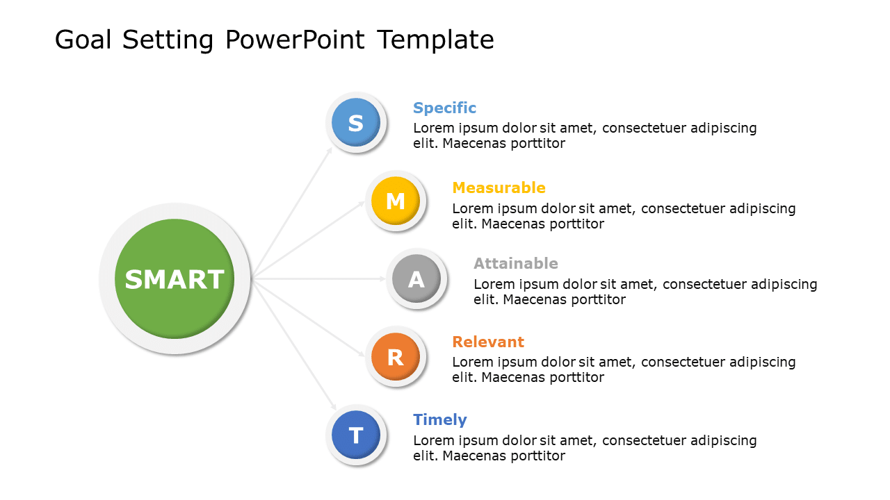 Goal Setting PPT PowerPoint Template & Google Slides Theme
