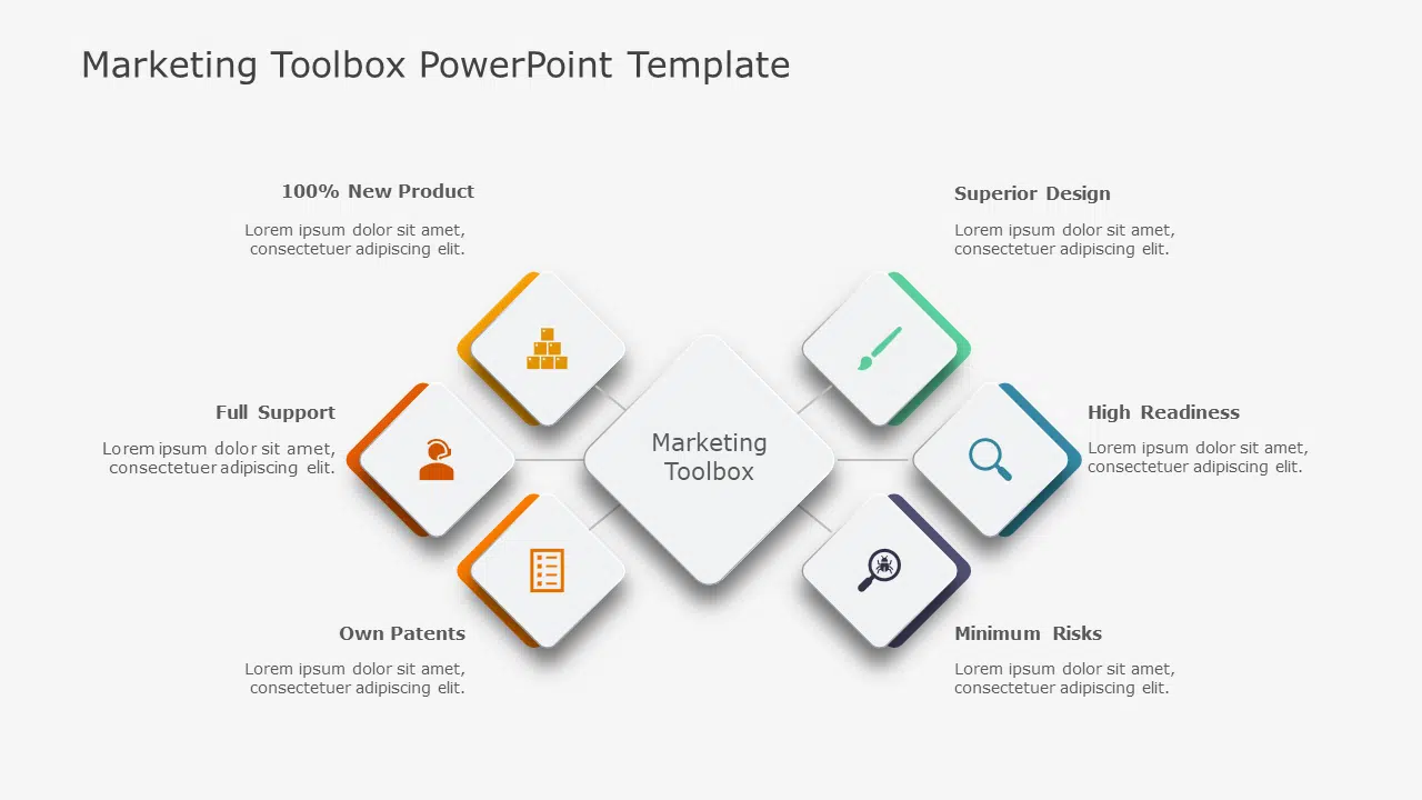 Marketing Toolbox PowerPoint Template & Google Slides Theme