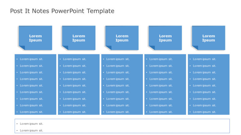 Post It Notes PowerPoint Template & Google Slides Theme