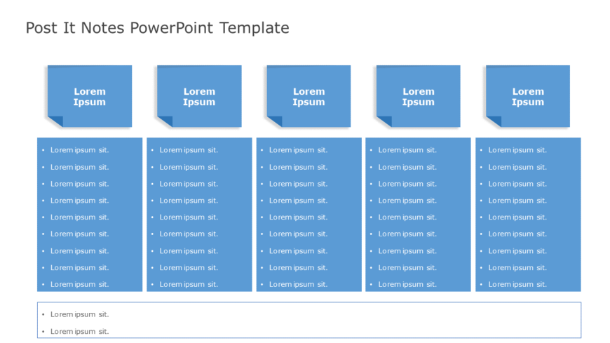 Post It Notes PowerPoint Template
