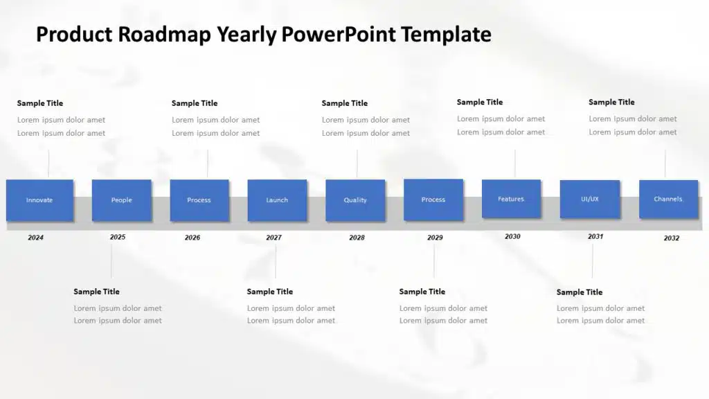 showcase your yearly plans with this Yearly PowerPoint Template